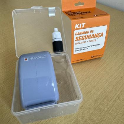 Carimbo De Seguranca Esconde Texto Cs-10 Caixa Kit Com Tinta - Procalc Imagem de Carimbo De Seguranca Esconde Texto Cs-10 Caixa Kit Com Tinta