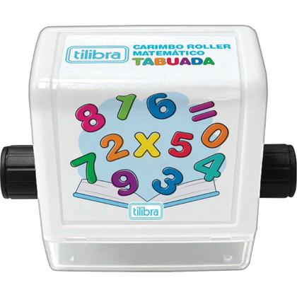 Imagem de Carimbo Roller Matemático Tabuada Tilibra