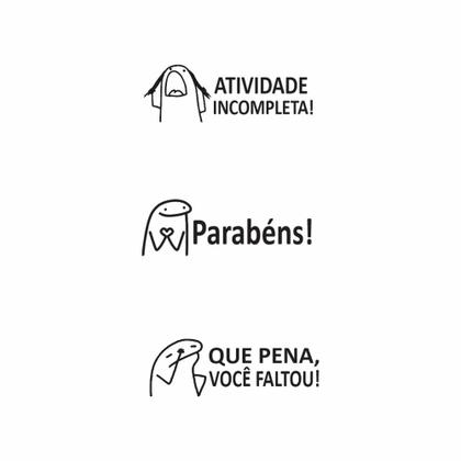 Imagem de Carimbos Automáticos para Professores - Flork Kit 3 Unidades