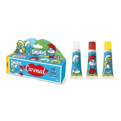 Imagem de Carmed Creme Hidratante Protetor Labial Smurfs 10g