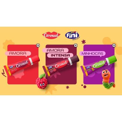 Imagem de Carmed Fini Amoras - Amora Hidratante Labial Com Cor 10g