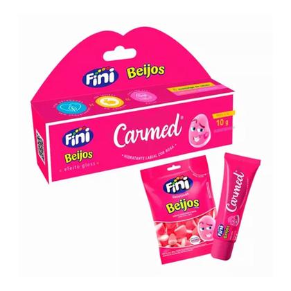 Imagem de Carmed Hidratante Labial Fini Beijos Cor de Rosa 10g