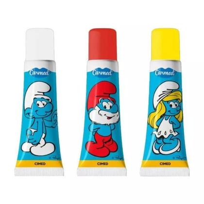 Imagem de Carmed Hidratante Labial Os Smurfs Surpresa Blueberry 10g