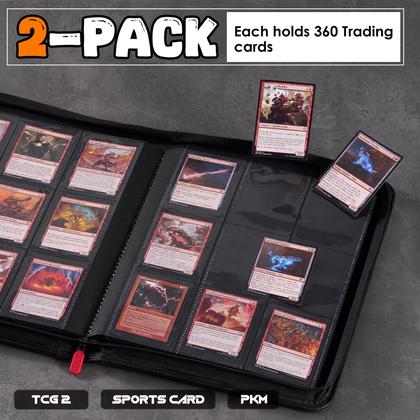 Imagem de Carpeta para Cartas Coleccionables ProCase con 360 Cartas, 9 Bolsillos x 2