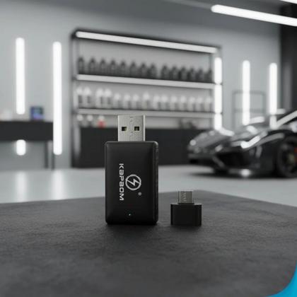 Imagem de CarPlay sem fio adaptador usb carro espelhamento celular envio imediato disponível