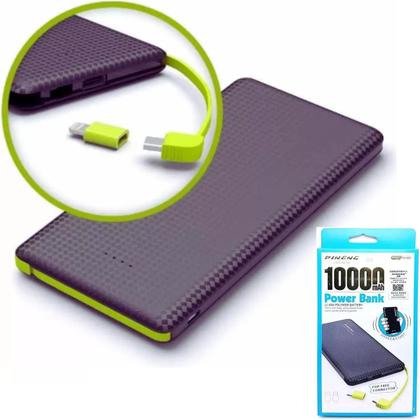 Imagem de Carregador 10.000mah Portátil Power Bank Rápido Cor Preto - Entrega Rápida