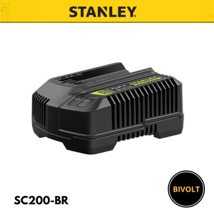 Imagem de Carregador 127V Stanley SC200-BR 2A p/ Baterias 20V MAX V20