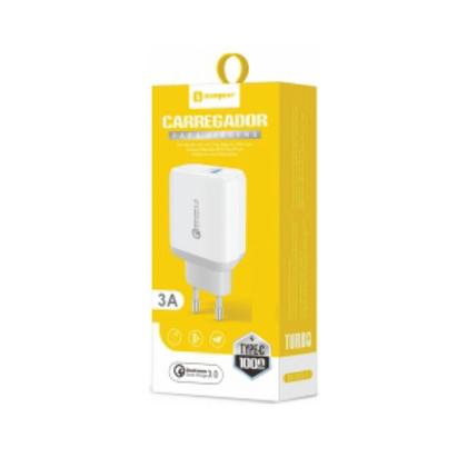 Imagem de Carregador 2 Metros Turbo para X iaomi Mi A1 - Cabo e Fonte