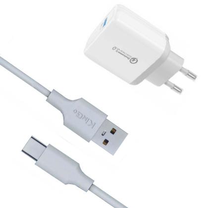 Imagem de Carregador 2 Metros Turbo para X iaomi Mi A1 - Cabo e Fonte