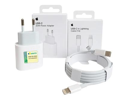 Imagem de Carregador 20W e Cabo UsbC para Lightning 1M