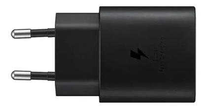 Imagem de Carregador 25W Super Rápido Galaxy S21/S21 Ultra Original Samsung- PRETO COD. GH44-03059A