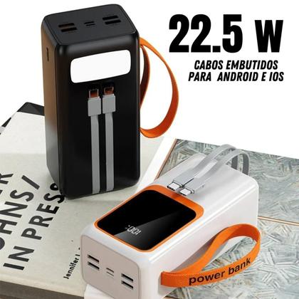 Imagem de Carregador 50000mah Portátil Power Bank Turbo 22.5w Turbo