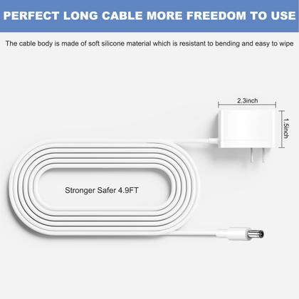 Imagem de Carregador 5V compatível com o monitor de bebê Bonoch Video Split Screen