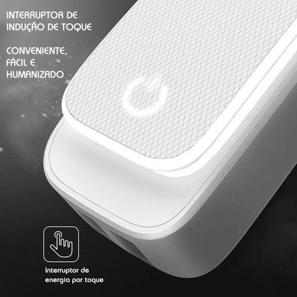 Imagem de Carregador Adaptador Universal Portátil Ultra Rápido 12w Com 2 Saida Usb 2.4a Luz noturna LED A2205