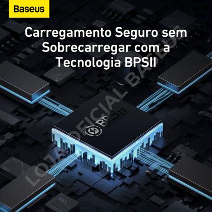 Imagem de Carregador Baseus Turbo Gan5 Pro 65w  Cabo 1 Metro compatível com notebooks
