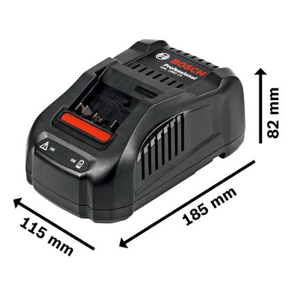 Imagem de Carregador Bateria 18v GAL 1880 220V + 2 Baterias 8AH Bosch
