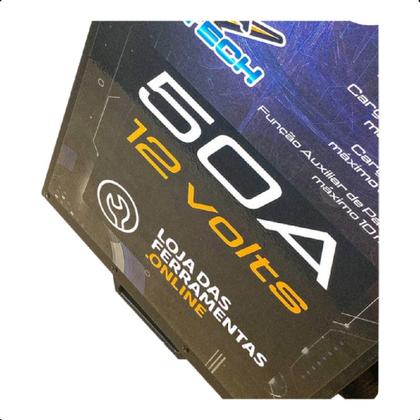 Imagem de Carregador Bateria 50a 12v 1 Relógio Com Auxiliar De Partida