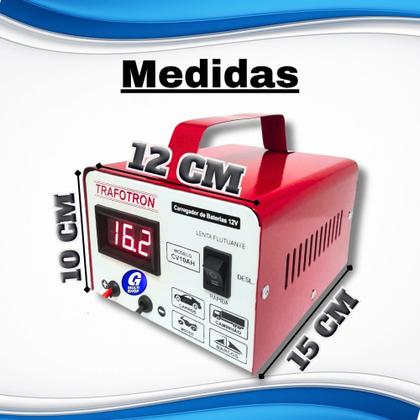 Imagem de Carregador Bateria Automotiva 12v 10ah Flutuante Cv10 Carro Moto Flutuante