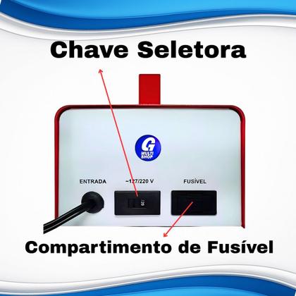Imagem de Carregador Bateria Automotiva 12v 10ah Flutuante Cv10 Carro Moto Flutuante