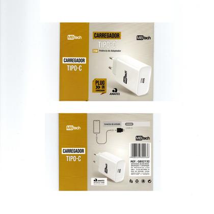 Imagem de Carregador + Cabo Turbo 20w Compatível iPhone USB-C