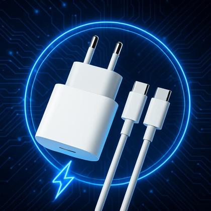 Imagem de Carregador Celular Branco Compatível Com Moto E22