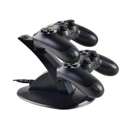 Imagem de Carregador Controle Base Duplo Charge Compativel para Ps4 Playstation 4