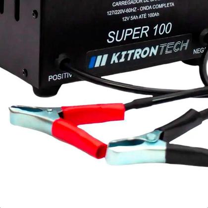 Carregador De 12V Super 100 120V E 210V Para Baterias - Kitron Tech Imagem de Carregador De 12V Super 100 120V E 210V Para Baterias