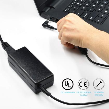 Imagem de Carregador de adaptador AC para laptop 45 W 19,5 V 2,31 A para HP Pavilion