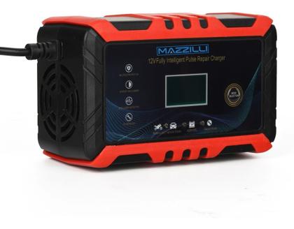Carregador De Bateria 12v 100 Amperes Com Voltímetro - MAZZILLI Imagem de Carregador De Bateria 12v 100 Amperes Com Voltímetro