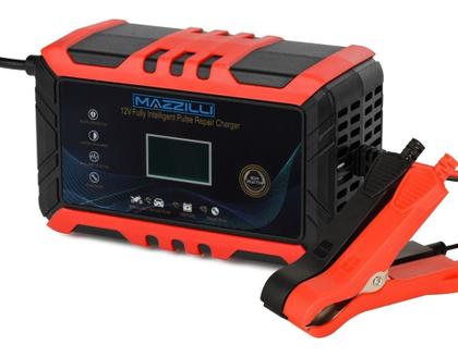 Carregador De Bateria 12v 100 Amperes Com Voltímetro - MAZZILLI Imagem de Carregador De Bateria 12v 100 Amperes Com Voltímetro