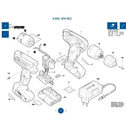 Imagem de Carregador de Bateria 15V Bivolt para Parafusadeira/Furadeira GSR 1000 SMART 12V BOSCH