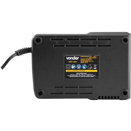 Imagem de Carregador de Bateria 18V Rápido Bivolt 6004180600 VONDER