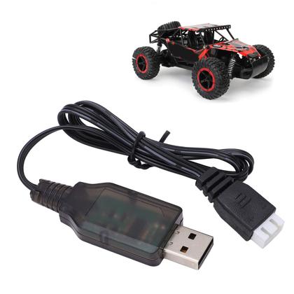 Imagem de Carregador de bateria de carro RC SPYMINNPOO USB 7.4V 1000mA com cabo