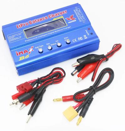 Imagem de Carregador de Bateria Digital IMAX B6 80W - Lipo, NiMH, Li-ion e NiCd - com Adaptador 12V 5A para Carro