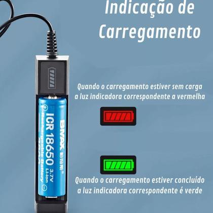 Imagem de Carregador De Bateria Usb Recarregável 18650 16650 1450026650, 18650, 14500, 16340, 10400, 16650, 14650, 21700, 18350, 