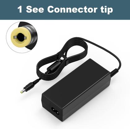 Imagem de Carregador de cabo de alimentação 12V AC 5A 60W para monitor Dell 22-27"