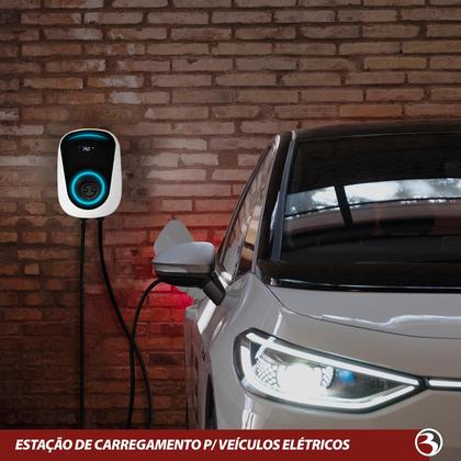 Imagem de Carregador de Carro Elétrico Byd Gwm 7,2Kw 32A Tipo 2 Wallbox EW1033 E-WOLF