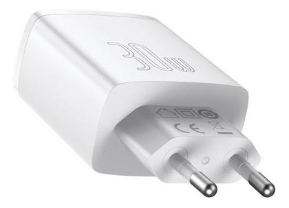 Imagem de Carregador de Parede Baseus Compact Turbo 30w Pd Tipo-C + 2 Usb