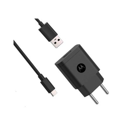 Imagem de Carregador De Parede Motorola 10W Saida Usb A Com Cabo Usb C
