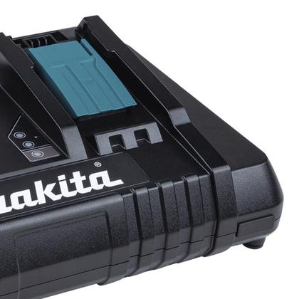 Imagem de Carregador Duplo 127V para baterias de Li-on 14.4V e 18V - Makita DC18RD