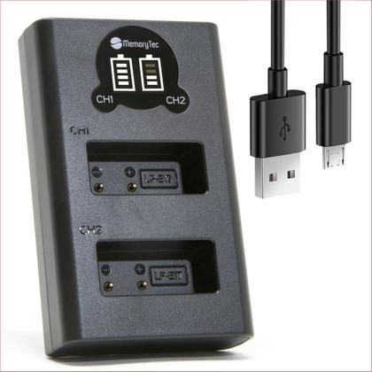 Imagem de Carregador duplo lp-e17 para canon