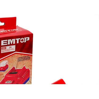 Imagem de Carregador Emtop 20V P/1 Bt 2.0A Bv