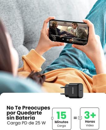 Imagem de Carregador Fast Charger Pd 25W Mini Usb C Super Rápido