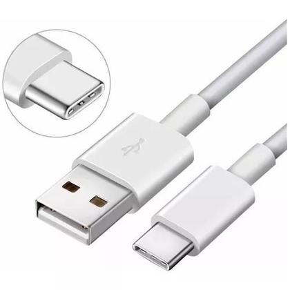 Imagem de Carregador Fonte Duplo Usb Carregamento Rapido Cabo Tipo C