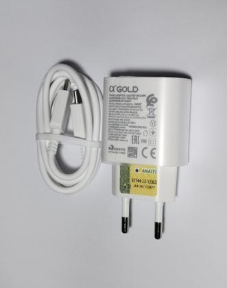 Imagem de Carregador Gold Turbo PD 25W Usb-C Com Cabo