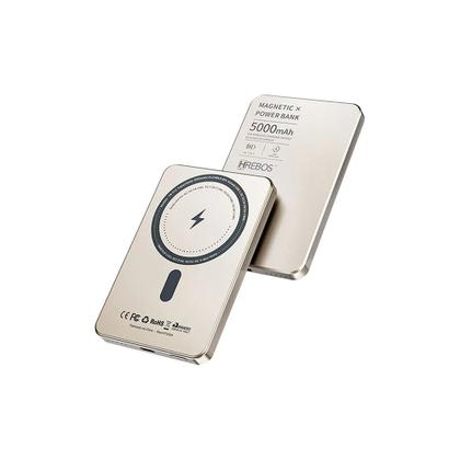 Imagem de Carregador Magnético Hrebos Pb-912 Power Bank Indução 20w