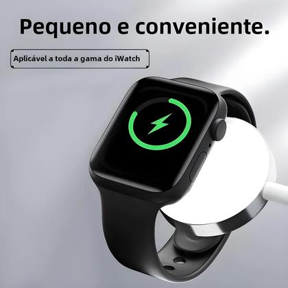 Imagem de Carregador Magnético Sem Fio Rápido para Apple Watch - Série 9, 8, 7, 6, SE e Ultra