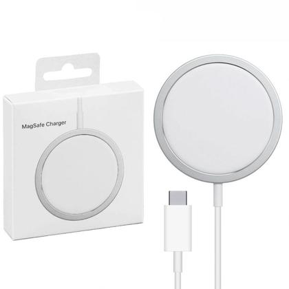 Imagem de Carregador Magsafe Magnético Indução Compativel Com iPhone 13 14 15 Pro Max