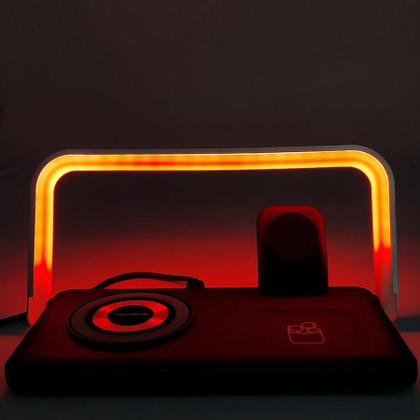 Imagem de Carregador Multifuncional 4 Em 1 Iluminação Noturna