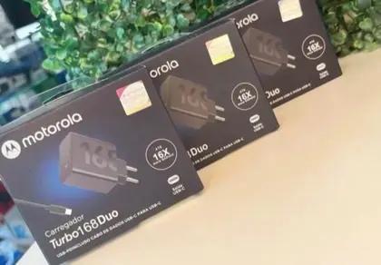 Imagem de Carregador Novo Completo Tipo C Fonte 168,w Cabo 1 Metro Compatível com,Motorola,Xiaomi,Samsung Carga Ultra Rápida